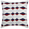 Ralston Geometric Cotton Cushion Cover, 18"x18"