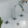 ALFI Gooseneck Widespread Bathroom Faucet, Polished Chrome