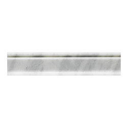 Milas White Crown Moulding Polished - Home Accessories & Decor