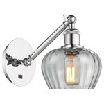 Innovations Lighting - Innovations Lighting 317-1W-PC-G92 Fenton, 1 Light Wall In Art Nouveau S - The Fenton 1 Light Sconce is part of the BallstonFenton 1 Light Wall  Polished ChromeUL: Suitable for damp locations Energy Star Qualified: n/a ADA Certified: n/a  *Number of Lights: 1-*Wattage:100w Incandescent bulb(s) *Bulb Included:No *Bulb Type:Incandescent *Finish Type:Polished Chrome