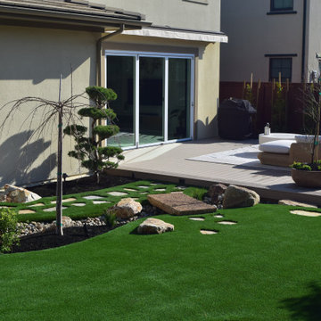 Modern Asian Inspired Backyard in Palo Alto