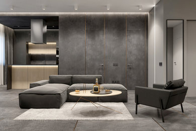 Дизайн проект 3-комнатной квартиры в современной стилистике