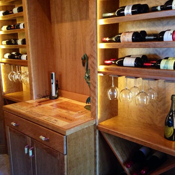 Wine Tasting Room or How to repurpose and unused dining room!