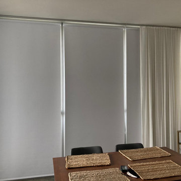 Long Roller Shades - Choosing Custom Covers For Glass Doors & Window Walls