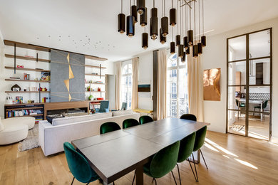 Inspiration pour une salle à manger design.