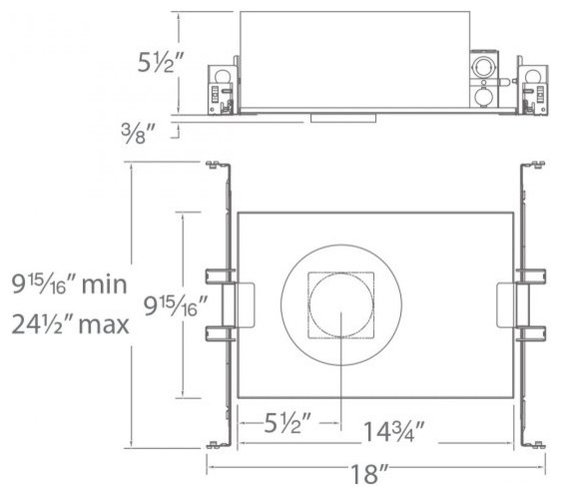 Volta 2" LED Round IC Rated Airtight Recessed Housing 22W Chicago ...