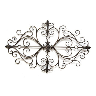 Traditional Scroll Wall Decor - French Country - Metal Wall Art - by