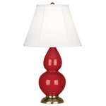 Robert Abbey - Ruby Red Small Double Gourd, Table Lamp - At Robert Abbey, design is our passion. We work very hard to bring our customers the most trend right merchandise with the highest quality standards at the best prices possible. Our timeless designs are executed with uncompromising value and unwavering attention to detail. Your success is our success.
