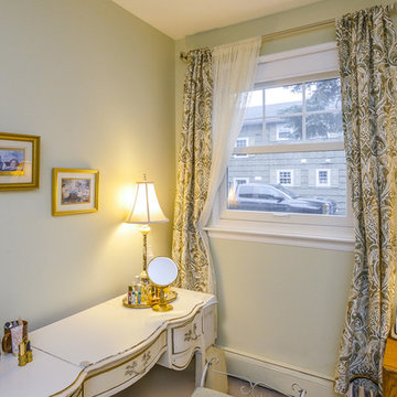 Pretty Vanity under New Double Hung Window