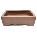 T-Trove - Purple Clay Rectangular Bonsai Pot - Size: 5.5in W x 3.5in  1.25in : Purple Clay Handmade in Yixing region of China Unglazed purple clay found near the Yangtze River Holes on the bottom for drainage