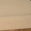 Linon Athena Machine Tufted Wool 2'6"x8' Rug in Sisal and Green