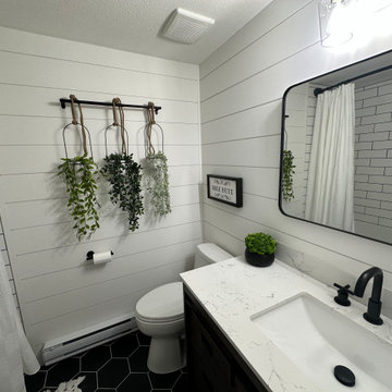 Complementary Contrasting Bathroom