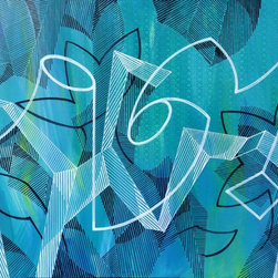 Segmented Line Series #18 - Paintings