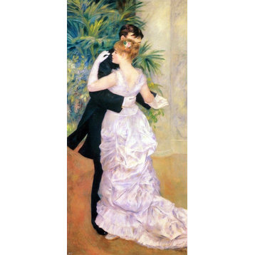 Pierre Auguste Renoir Dance in the City, 15"x30" Wall Decal