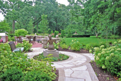 This is an example of a traditional garden in St Louis.