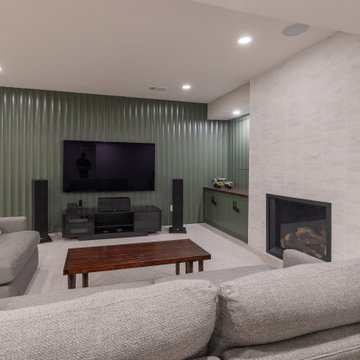 Family-Friendly Basement Remodel with Custom Features