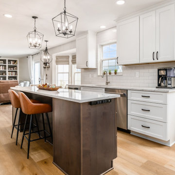 Transitional Kitchen Remodel Done in the Colors Snow and Shale