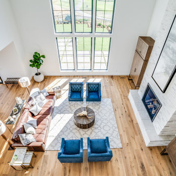 Living Room with a Rustic Twist