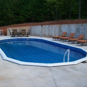 Aboveground Pools Installed by Brown's Pools & Spas