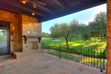 Tuscan porch idea in Austin