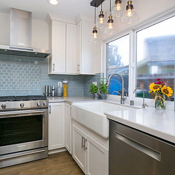 Modern Contemporary Kitchen Remodel with Farmhouse Sink