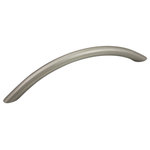 Cosmas - Cosmas 801-128SN Satin Nickel Bow Cabinet Pull - 5" (128mm) Hole Centers
