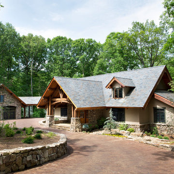 Rustic Timber House