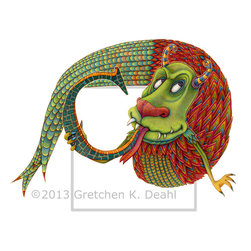 ART: Guardian Monster POSTER: Cosgrove Nostrillikus is his name. - Wall Letters
