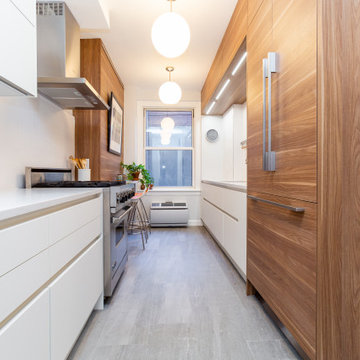 L-Shape Kitchen Renovation, Upper West Side L-Shape