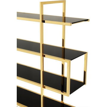 Gold Display Cabinet, Eichholtz Soto