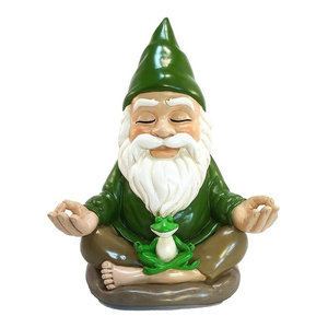 Garden Gnome Traditional Garden Statues And Yard Art By Benzara Woodland Imprts The Urban Port