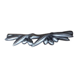 Dartefax - Olive Branch Pull, Shiny - Cabinet And Drawer Handle Pulls
