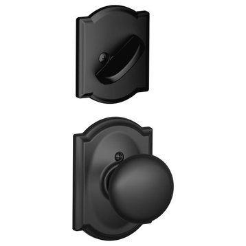 Schlage F59-PLY-CAM Plymouth Single Cylinder Interior Pack - Matte Black