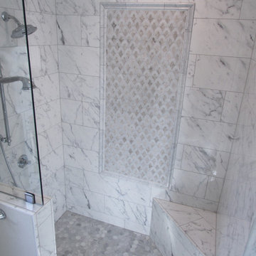 Marble Master Shower with Accent Panel