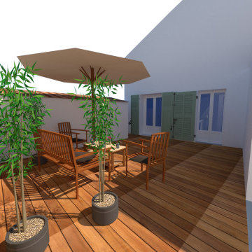 Rénovation d'une maison à Cannes - 220 m² en 5 appartement