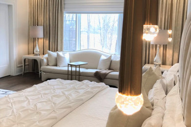 Inspiration for a modern bedroom remodel in Toronto