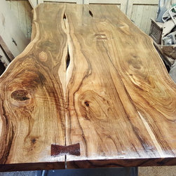 bespoke live-edge Walnut 8-seater dining table - Dining Tables
