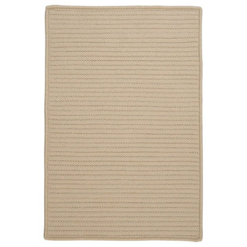 Simply Home Solid Rug, Linen, 2'x6'