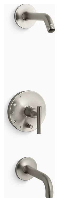 Kohler Purist B/S Trm W/Div, 35 Spt, Ls Hd-Crs T14420-3L-CP