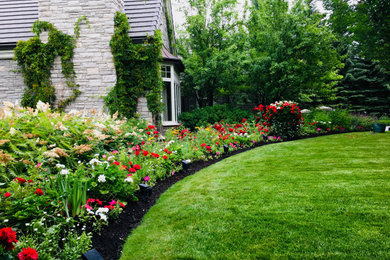 This is an example of an eclectic landscaping in Calgary.