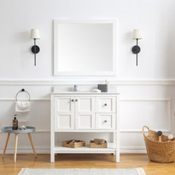 Hampton Style Vanity - Bathroom Cabinets