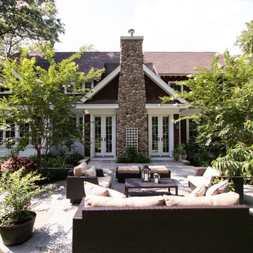 New Construction in Chatham, NJ -Partial Tear Down, Reuse of Existing Foundation