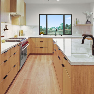 Hidden Hills - Sleek and Spacious Open Concept Kitchen Design