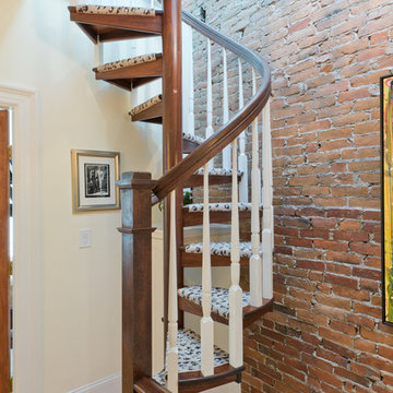 Space Saving Solid Wood Stair