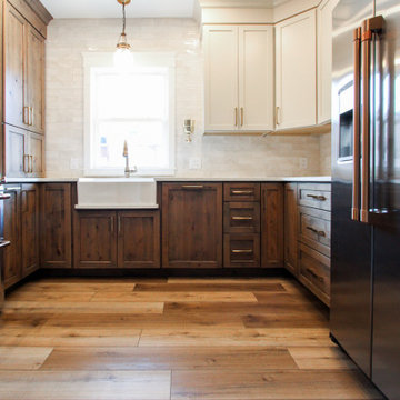 Wissahickon Neutral Two-Toned Kitchen Upgrade