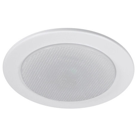 NICOR 4" Recessed Albalite Shower Trim, White