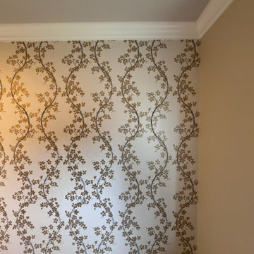 Wallpaper installation Powder room in Henderson