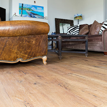 Laguna Beach, CA Home with Summer Beam Hardwood Floor