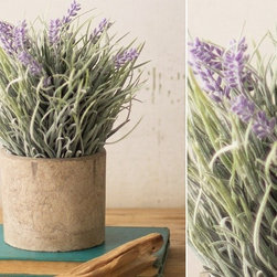 Faux Lavender in Terra Cotta Pot - Products