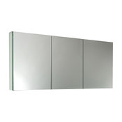 Fresca 60" Wide Bathroom Medicine Cabinet With Mirrors